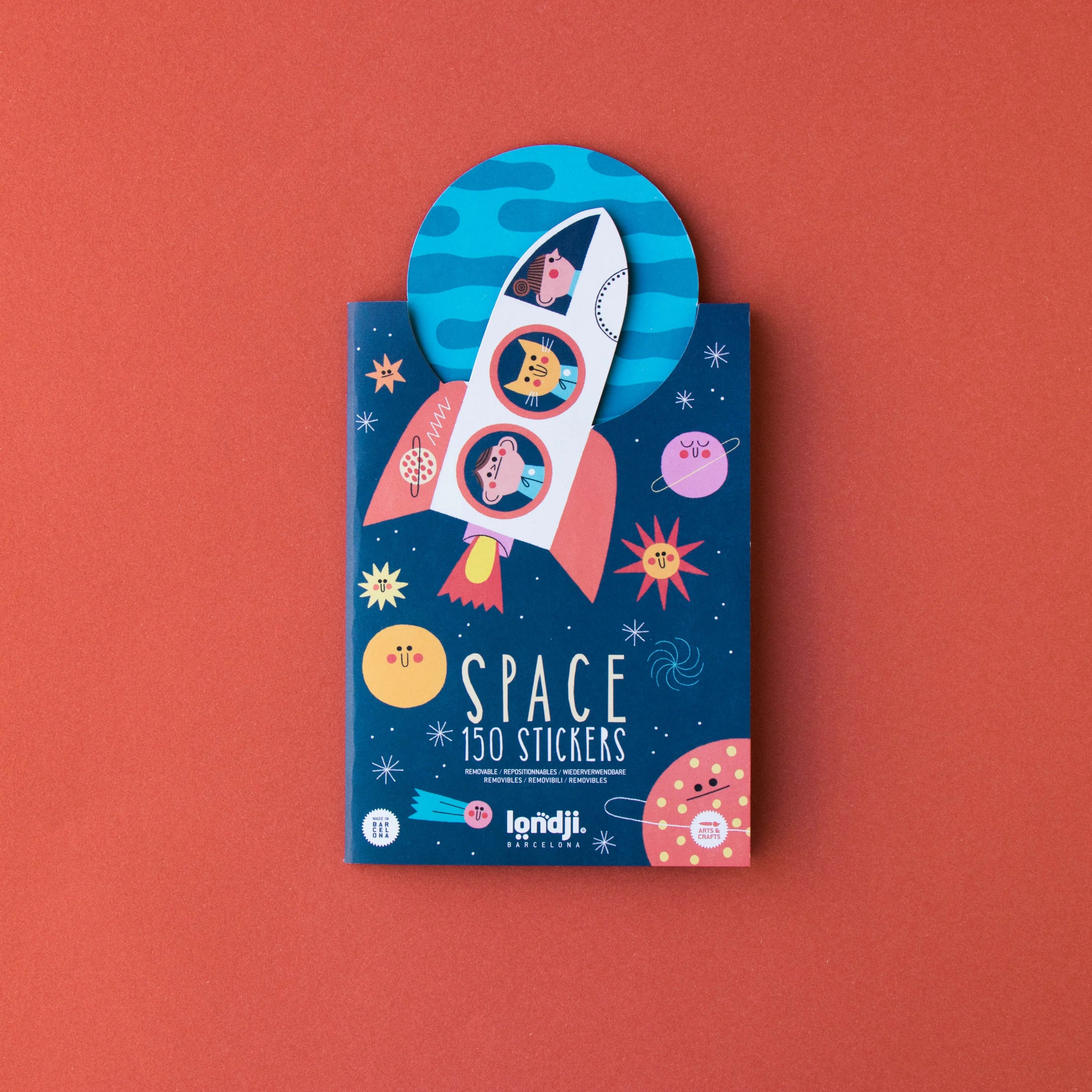 Space Repositionable Stickers