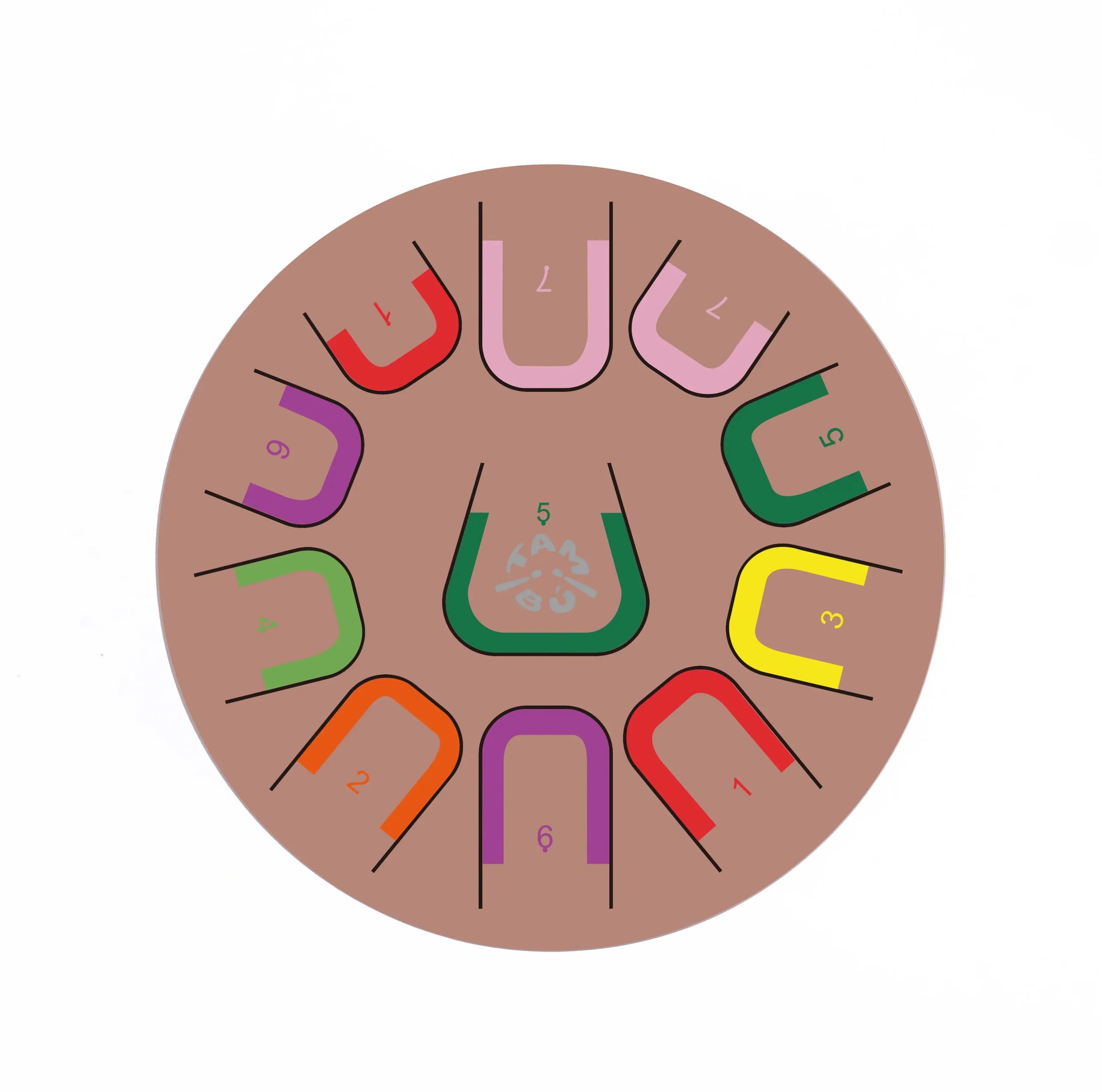 10" Tambu 11 Tone Tongue Drum