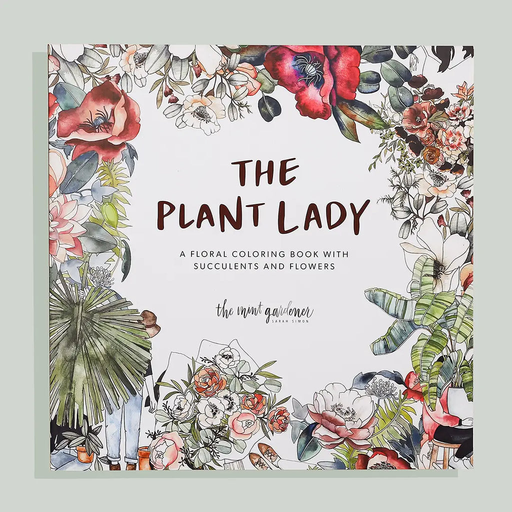 The Plant Lady Colouring Book