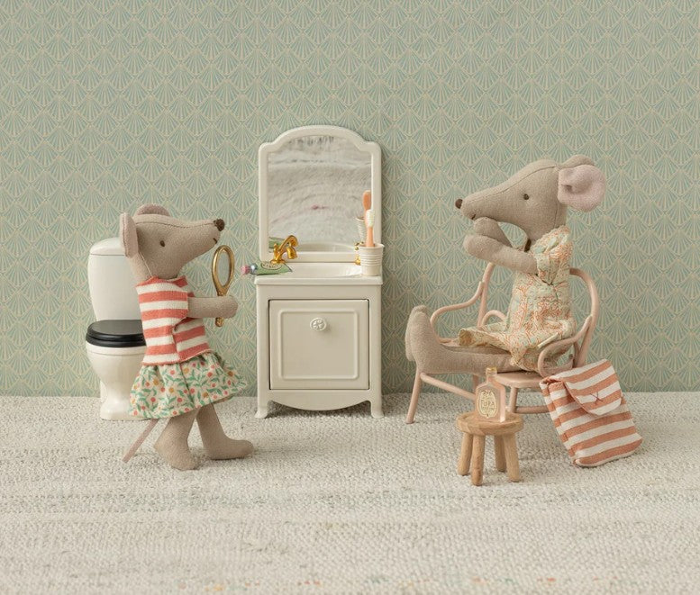 Maileg Mouse Toothbrush Set - Coral