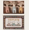 Maileg Triplets Baby Mice in Matchbox