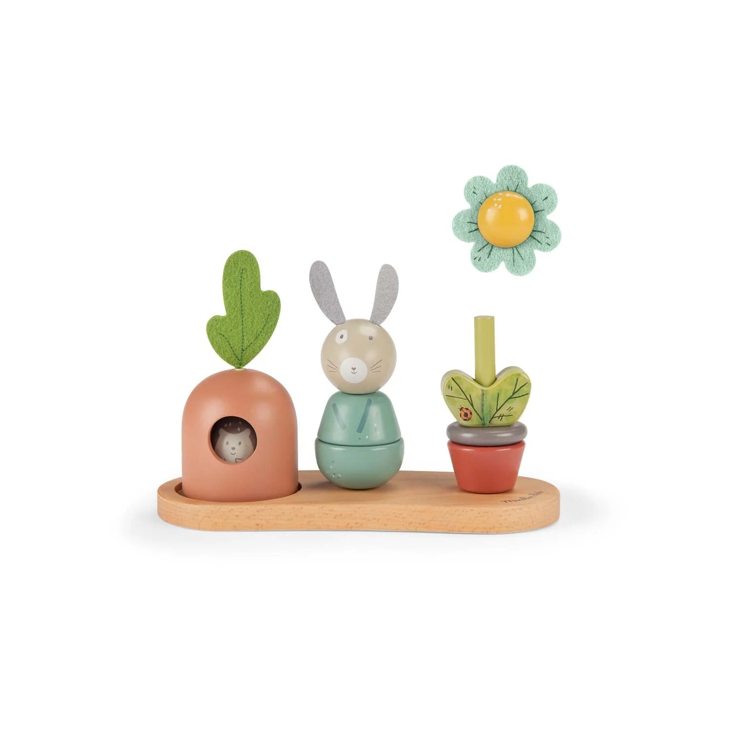 Trois Petits Lapins Stacking Toddler Toy