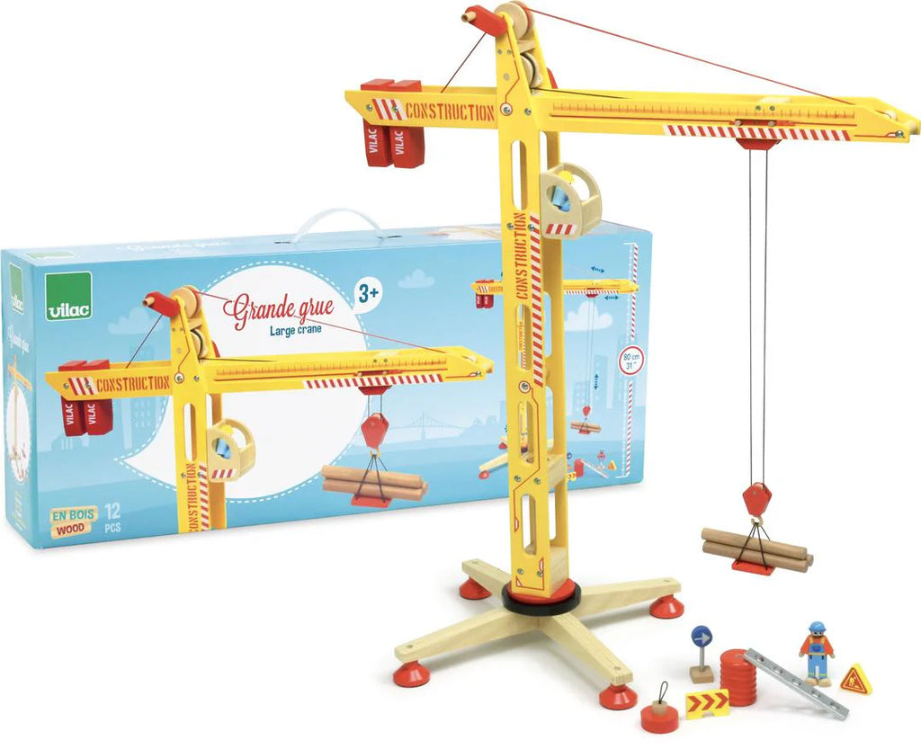 Large Wooden Crane