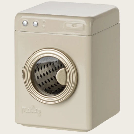 Maileg Washing Machine, Mouse - Off-White