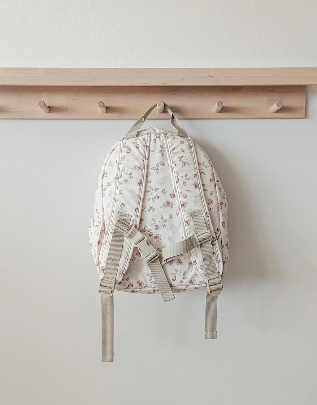 Waterproof Kids' Backpack - Flowers and Birds