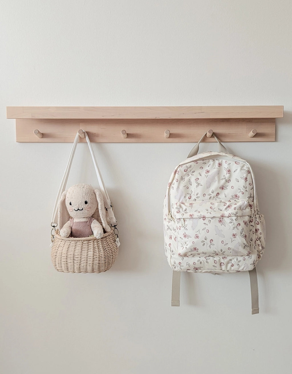 Waterproof Kids' Backpack - Flowers and Birds