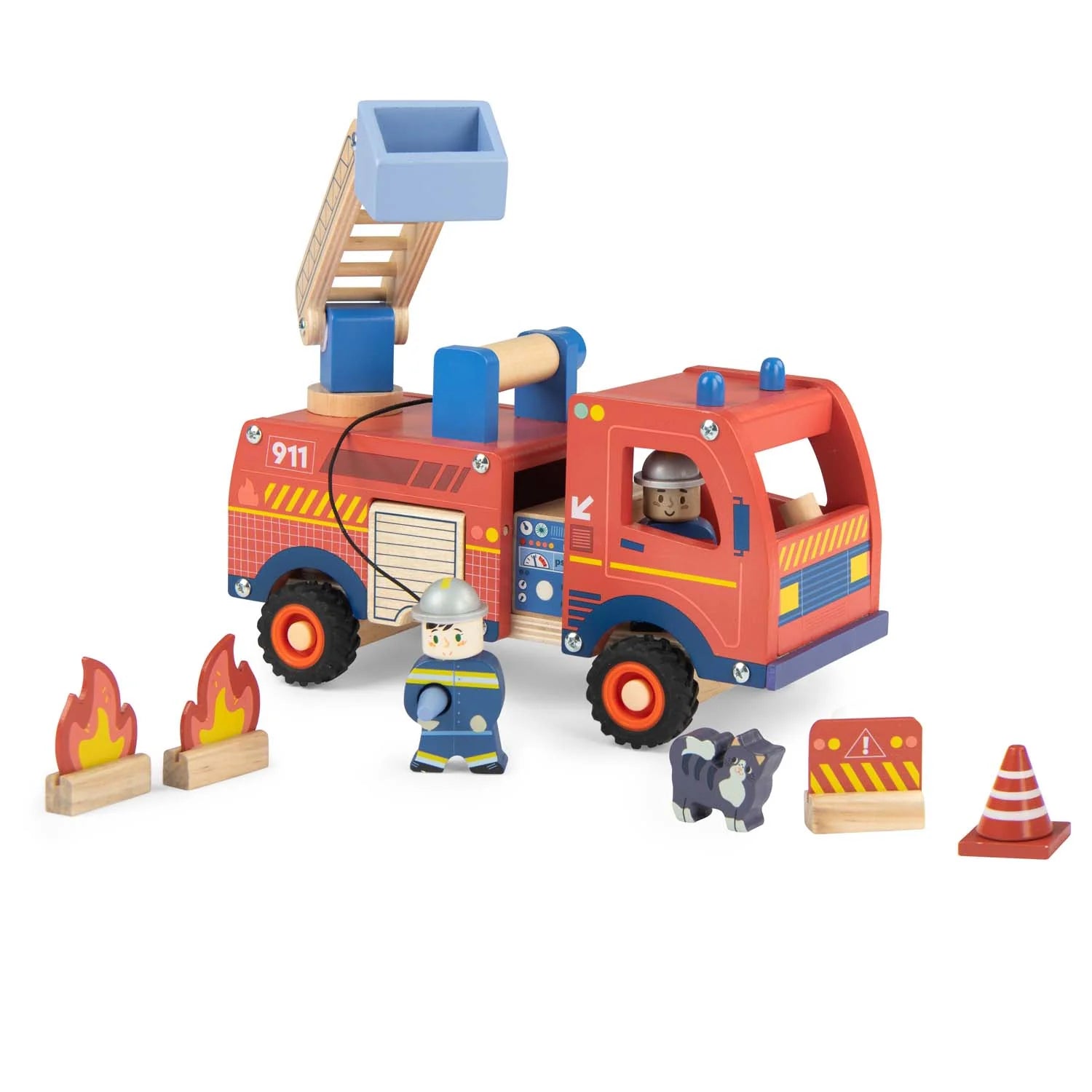 Wooden Fire Truck